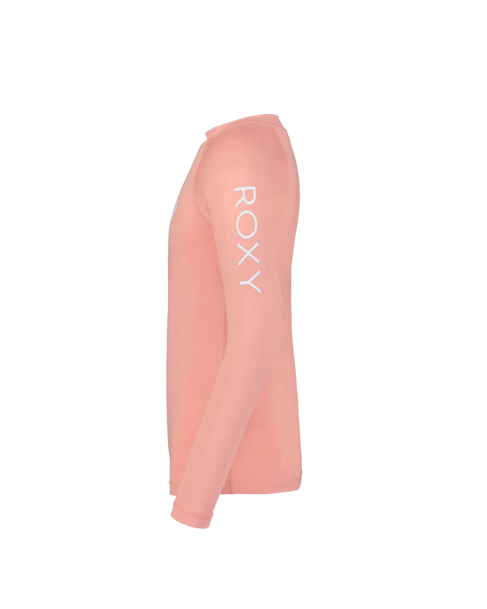 Girls 7-16 Whole Hearted Long Sleeve Rashguard - Candlelight Peach sold by Roxy product image thumbnail 3