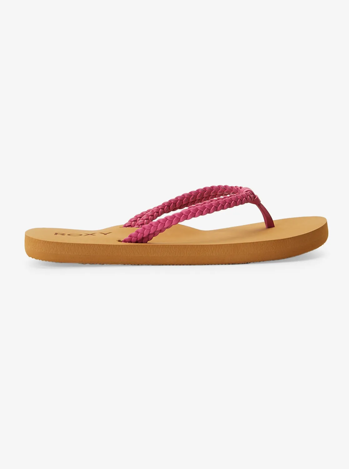 Girls 4-16 Costas Flip-Flops - Raspberry sold by Roxy product image thumbnail 2