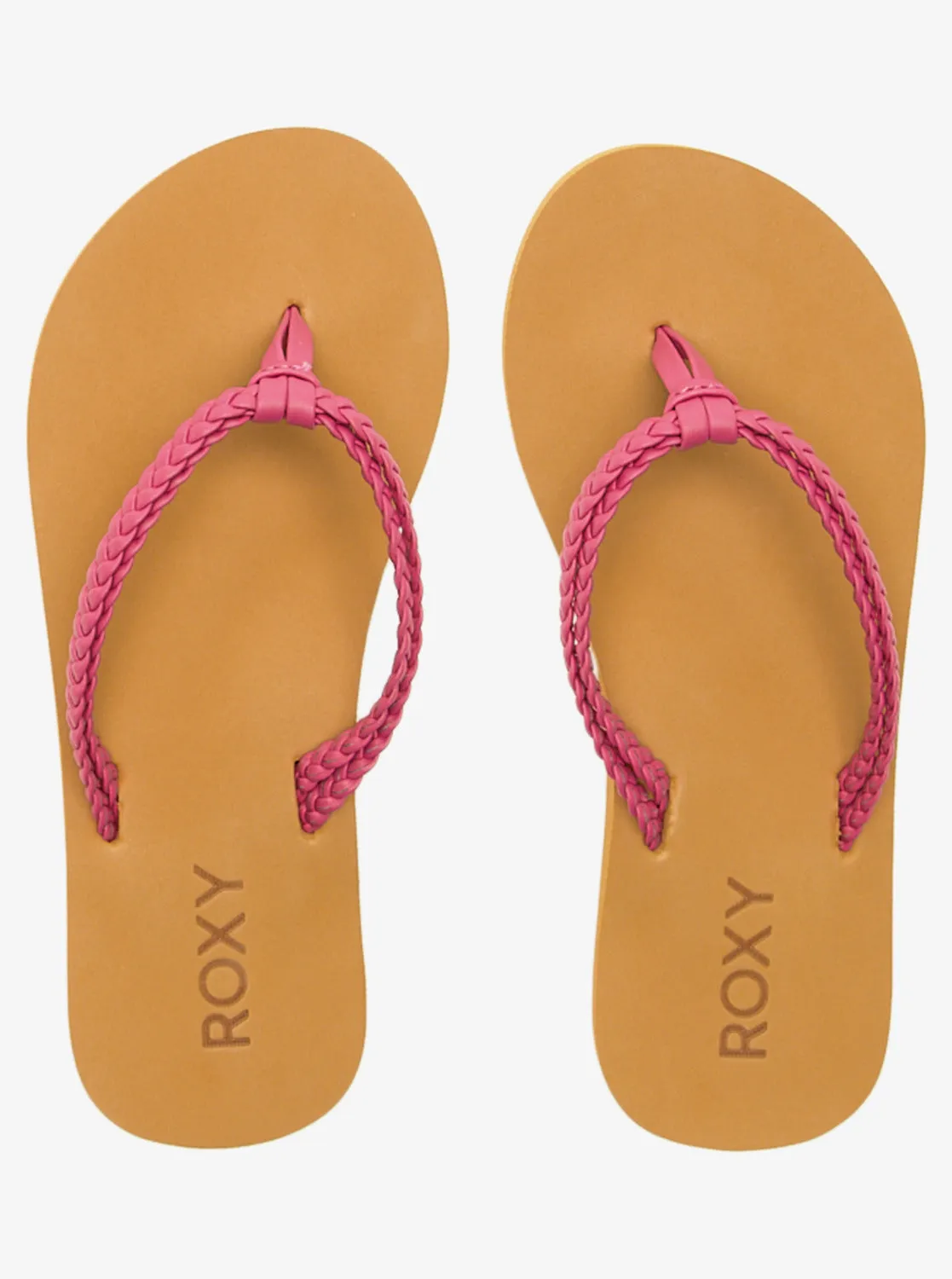 Girls 4-16 Costas Flip-Flops - Raspberry sold by Roxy product image thumbnail 4