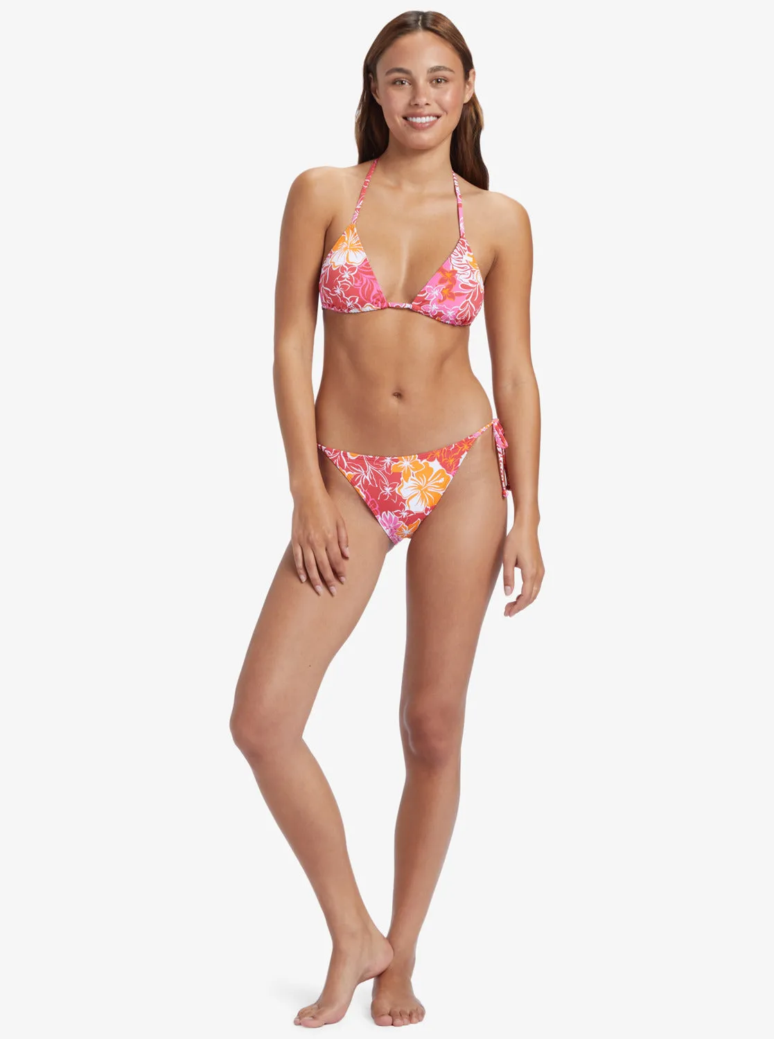 Sea Spray Tie Side Bikini Bottom - Hilo Hibiscus sold by Roxy product image thumbnail 5