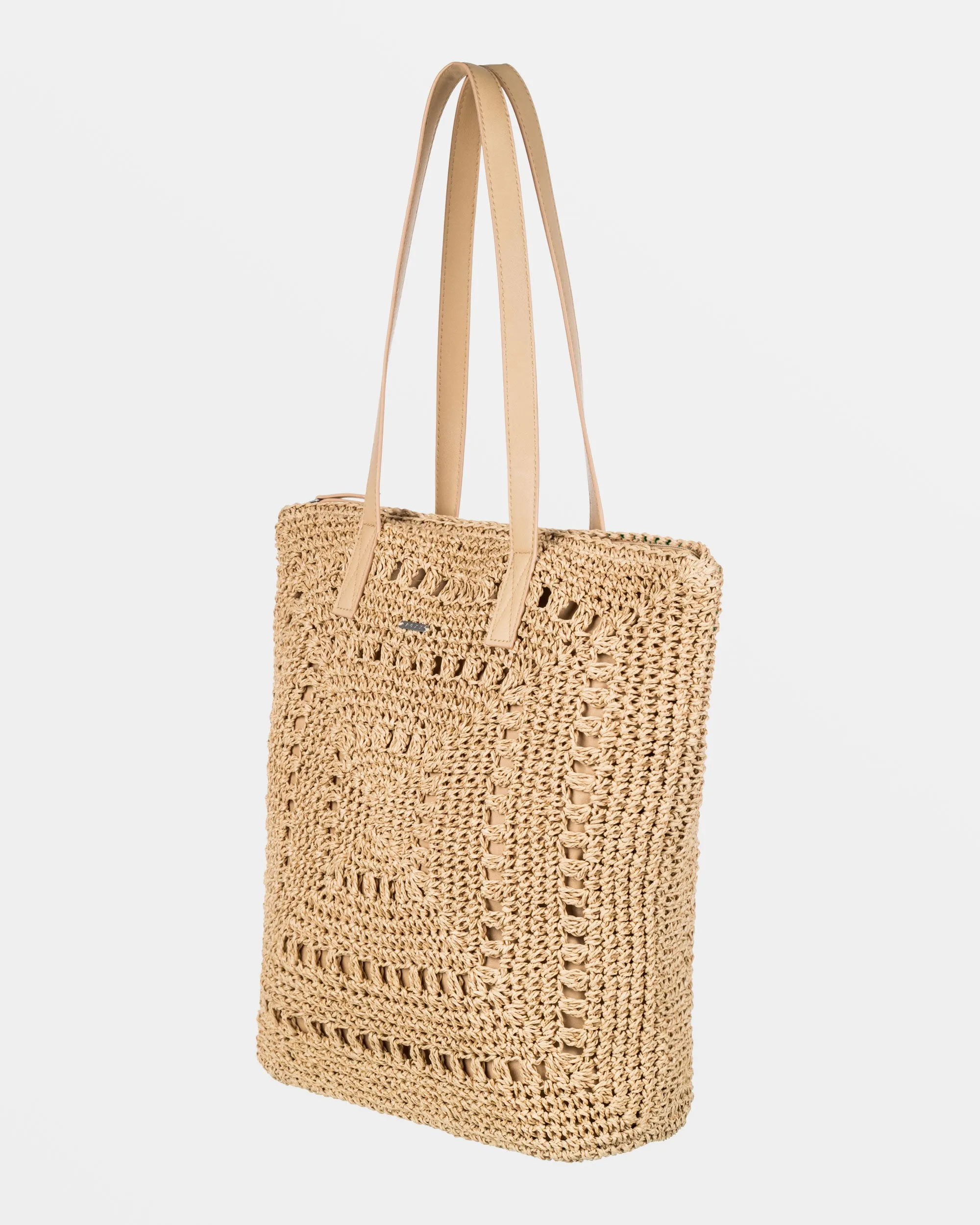 Coco Cool Straw Tote Bag - Natural sold by Roxy product image thumbnail 4