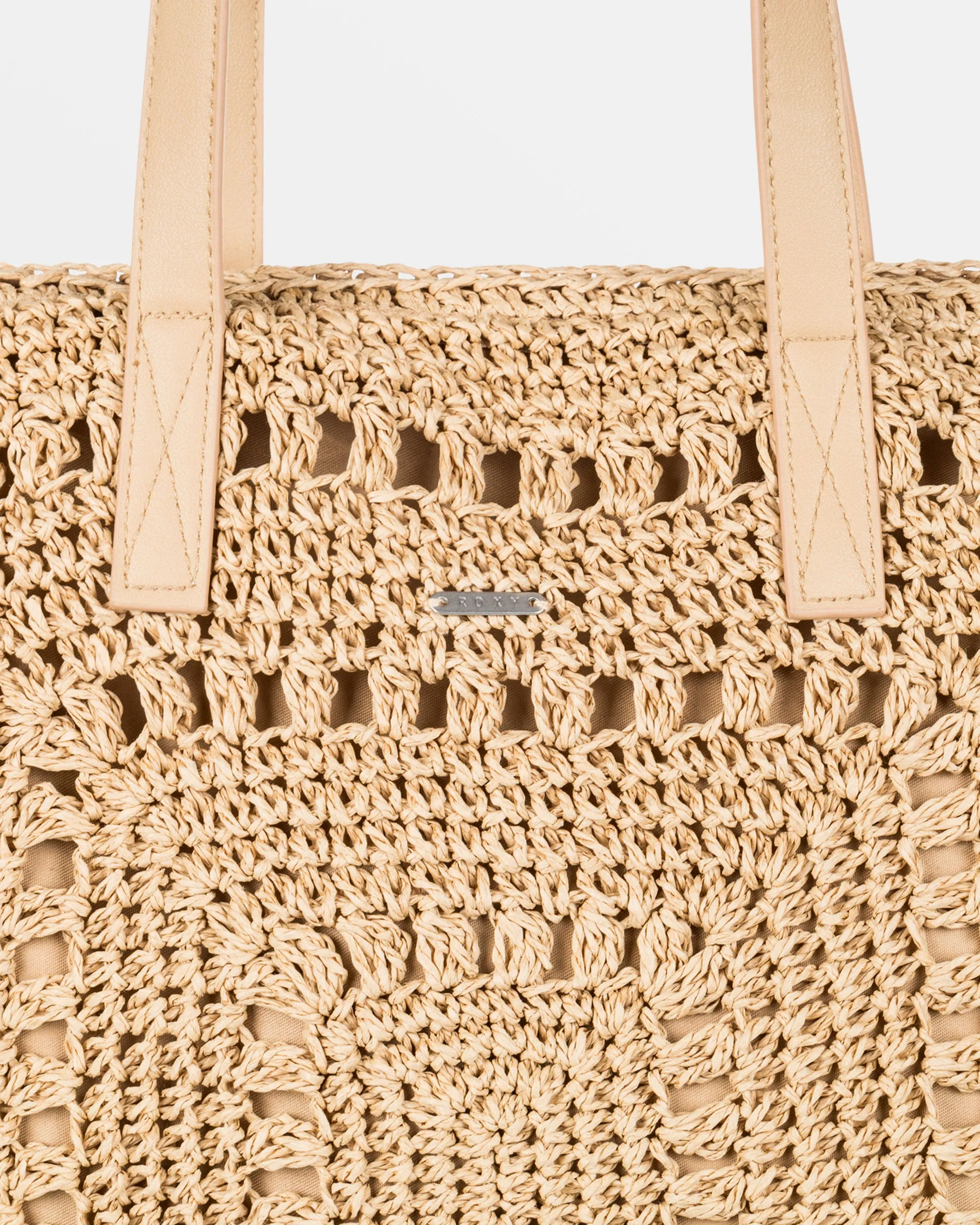 Coco Cool Straw Tote Bag - Natural sold by Roxy product image thumbnail 5
