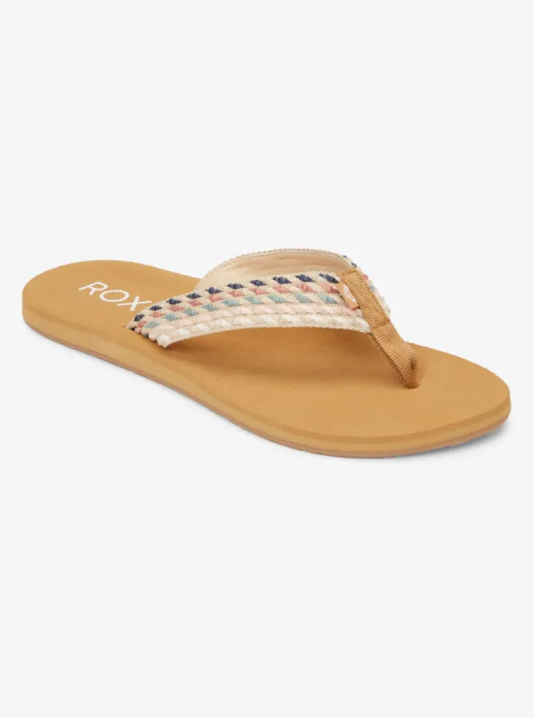 Tidepool Rope Sandals - Fall Leaf Multi sold by Roxy
