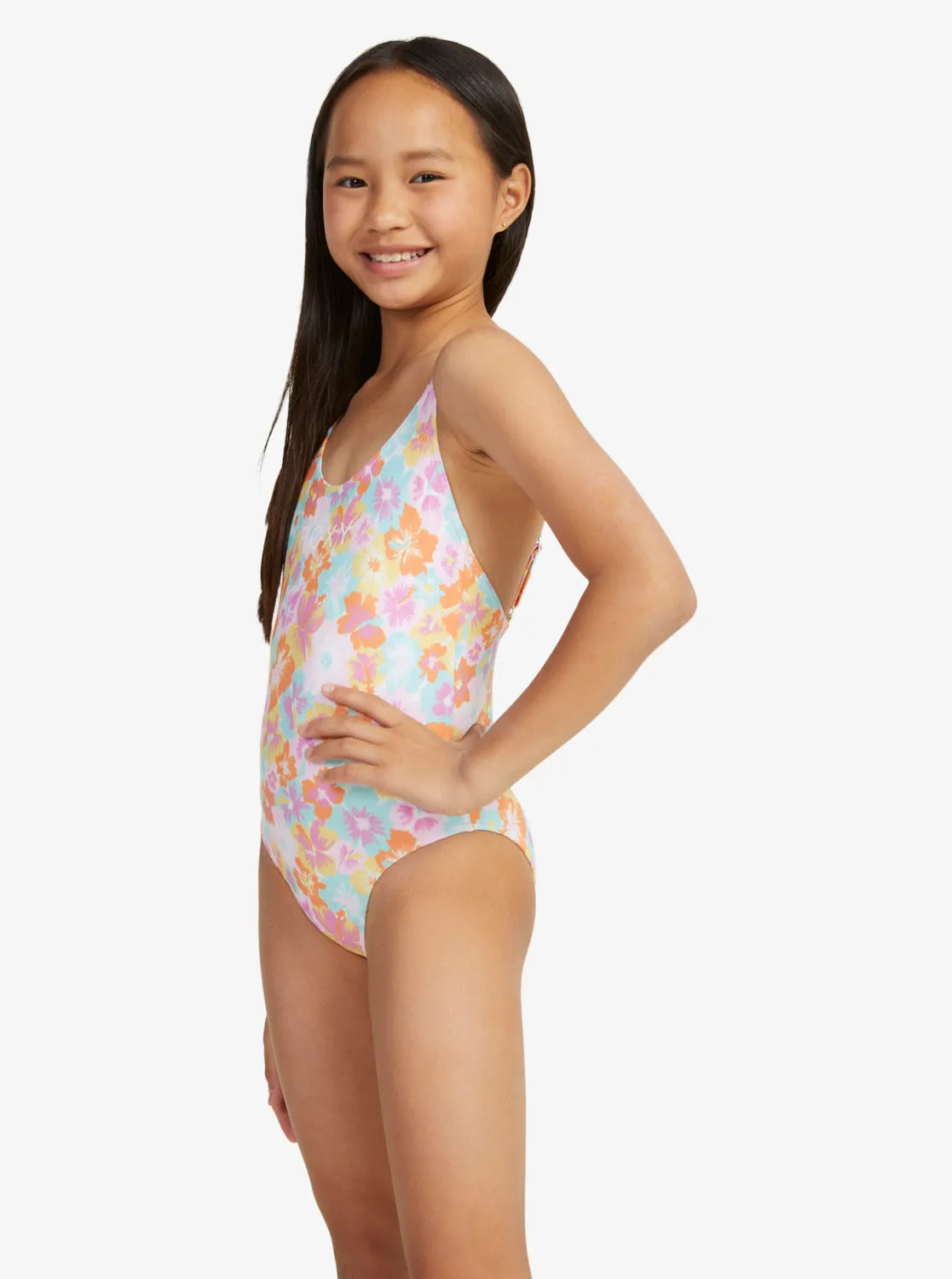 Girls 7-16 Floraya One-Piece Swimsuit - Autumn Sunset Floraya sold by Roxy product image thumbnail 4