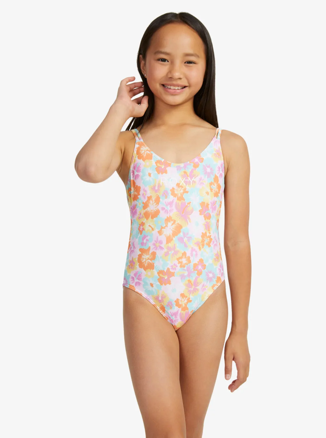 Girls 7-16 Floraya One-Piece Swimsuit - Autumn Sunset Floraya sold by Roxy
