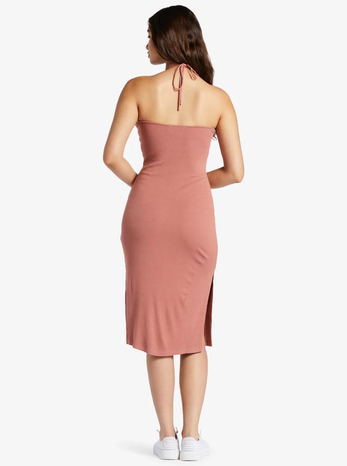 Late Sunset Halter Midi Dress - Cedar Wood sold by Roxy product image thumbnail 5