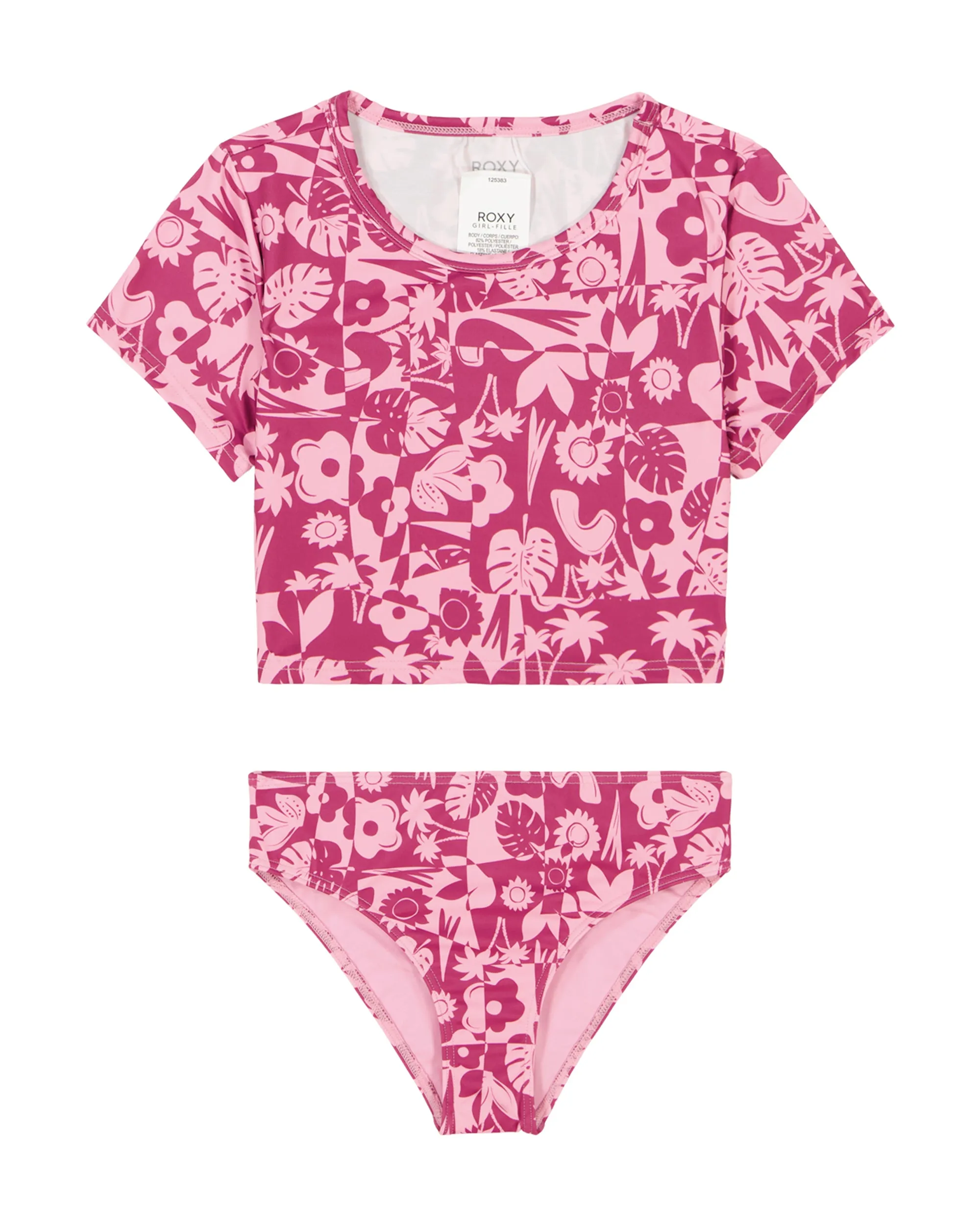 Girls 7-16 Slice Of Paradise Crop Lycra sold by Roxy