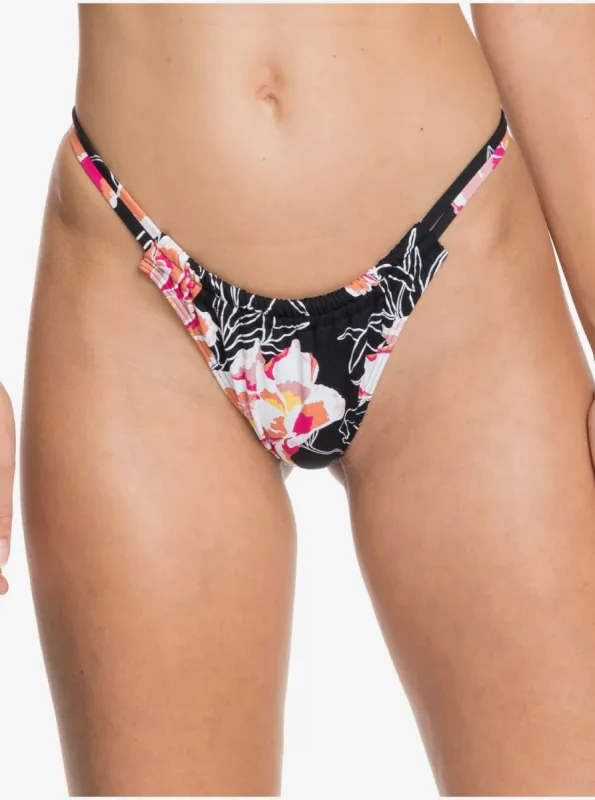 Printed Beach Classics Mini Bikini Bottoms - Anthracite Zilla S sold by Roxy