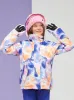 Girls 4-16 Roxy Jetty Technical Snow Jacket - Bright White Pansy Pansy Rg sold by Roxy