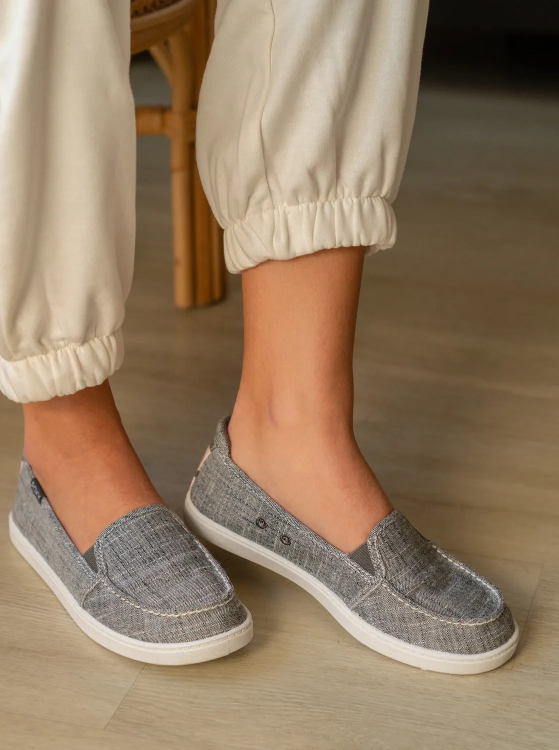 Minnow Slip-On Shoes - Black Wash sold by Roxy