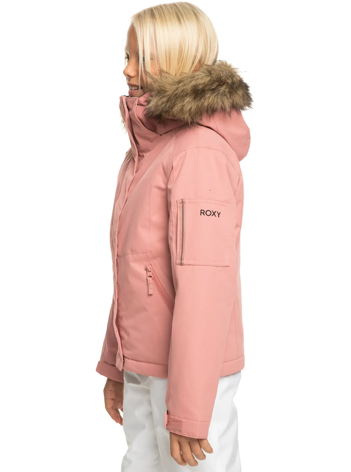 Girls 4-16 Meade Technical Snow Jacket - Dusty Rose sold by Roxy product image thumbnail 2