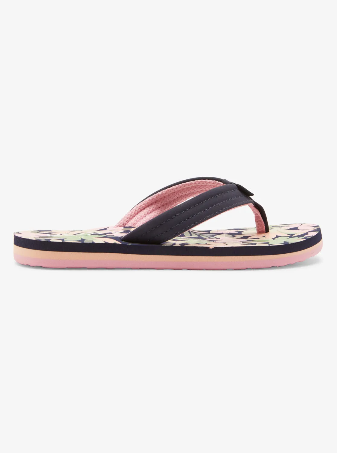 Girls 4-16 Vista Loreto Flip-Flops - Lt Navy/Pink sold by Roxy product image thumbnail 2