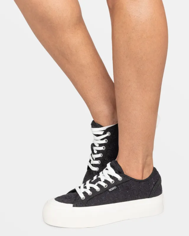 Cruizer Platform Shoes - Black sold by Roxy