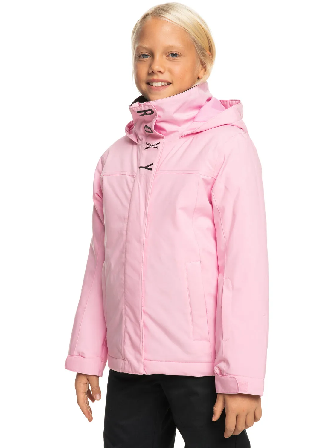 Girls 4-16 Galaxy Technical Snow Jacket - Pink Frosting sold by Roxy product image thumbnail 2