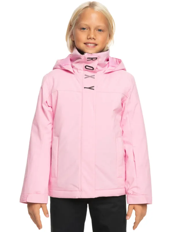 Girls 4-16 Galaxy Technical Snow Jacket - Pink Frosting sold by Roxy