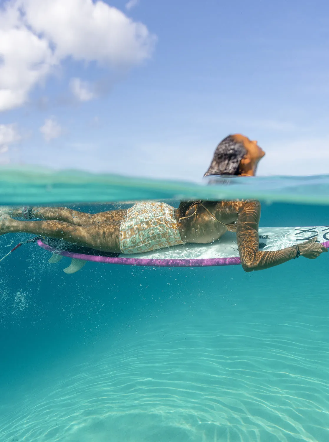 Wavy Babe Boyleg Bikini Bottoms - Ambroisia Wave Babe Small sold by Roxy product image thumbnail 2