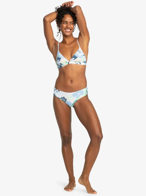 Printed Beach Classics V Cheeky Bikini Bottoms - Vintage Indigo Archive Roxy sold by Roxy