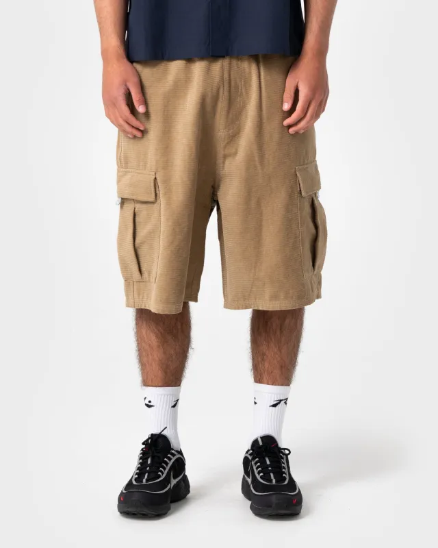 Cobra Cord Elastic Cargo Short sold by Rusty