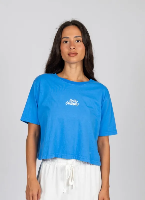 Just Surfing Crop Tee made by Rusty