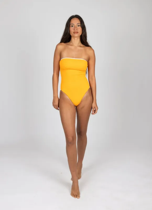 Sandalwood Strapless One Piece sold by Rusty