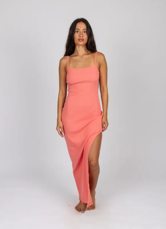 Isla Rib Slip Dress sold by Rusty