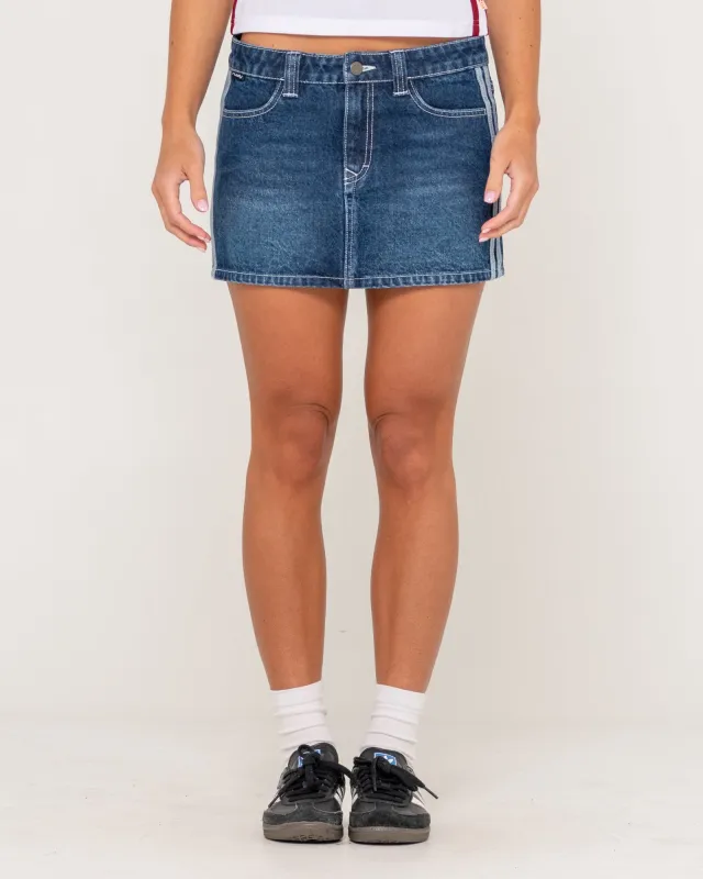 Flip Mommy Diy Low Rise Mini Denim Skirt sold by Rusty