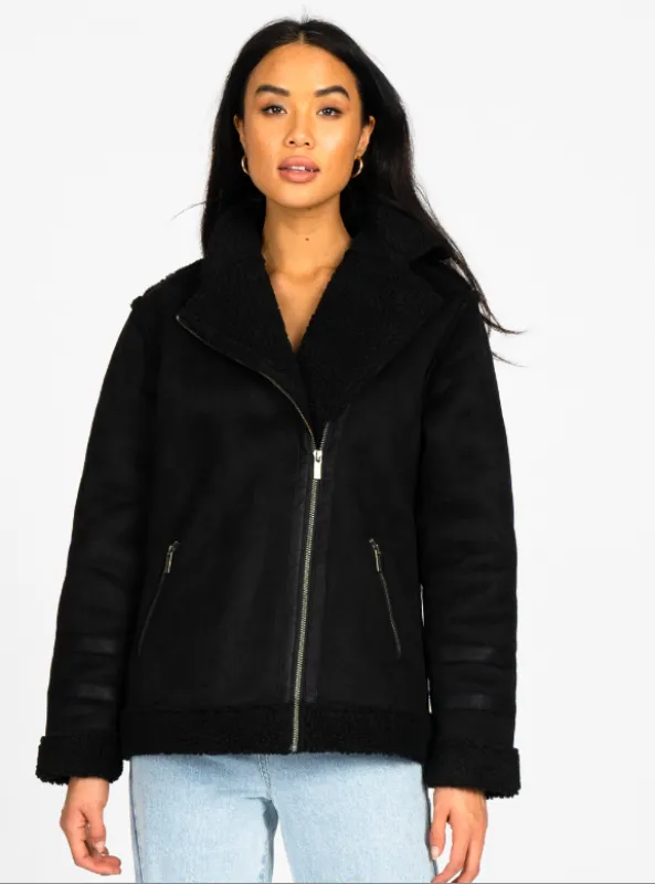 Layla Aviator Jacket sold by Rusty