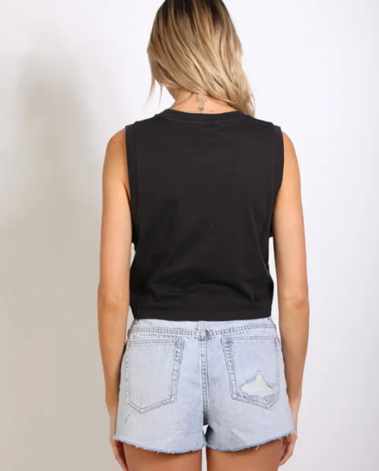 Slow Life Relaxed Cropped Muscle sold by Rusty product image thumbnail 2