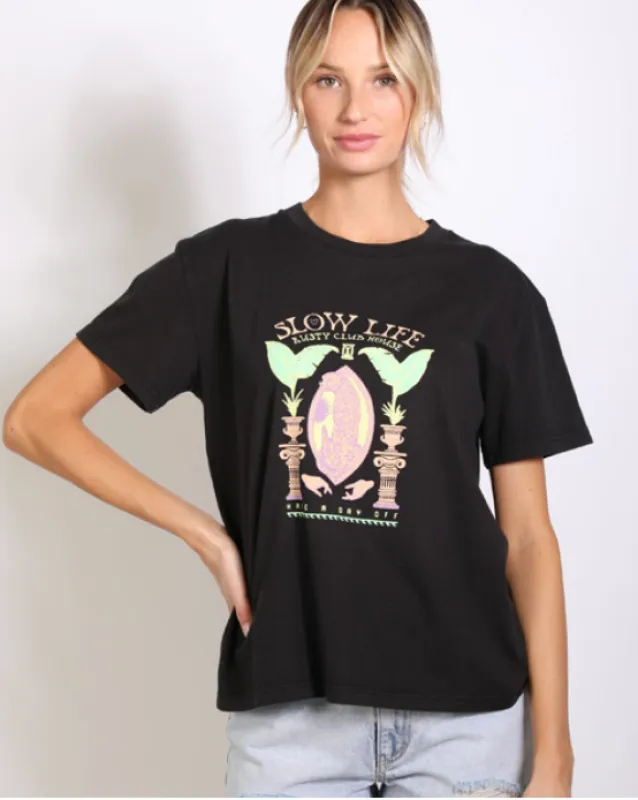 Slow Life Relaxed Fit Tee sold by Rusty