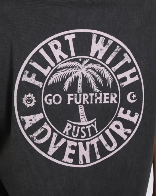 Flirts Relaxed Fit Crop Tee sold by Rusty product image thumbnail 3