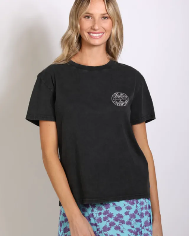 Flirts Relaxed Fit Crop Tee made by Rusty