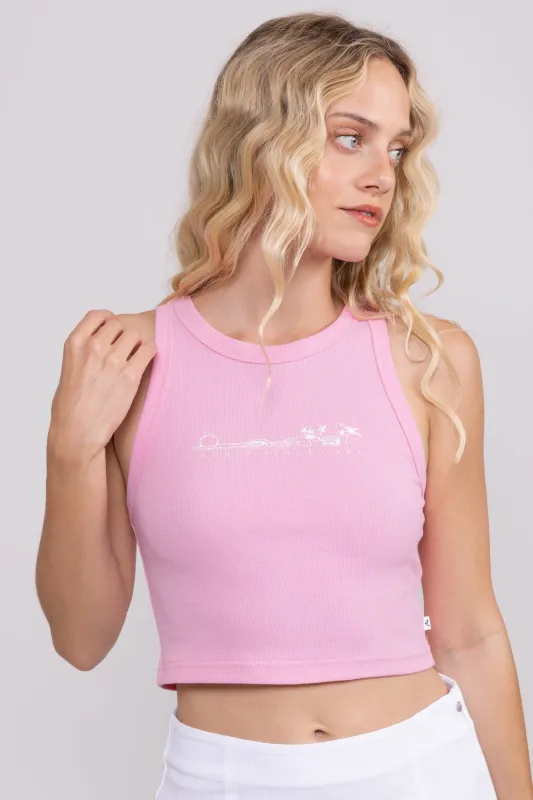 Island Life Racer Tank sold by Rusty