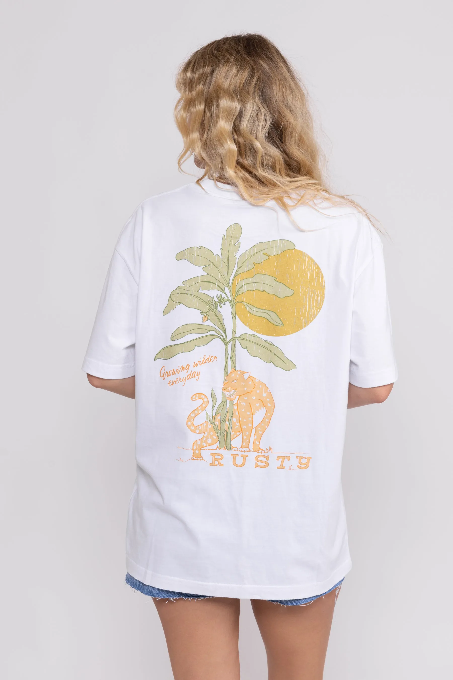 Rusty Everyday Organic Oversize Tee sold by Rusty