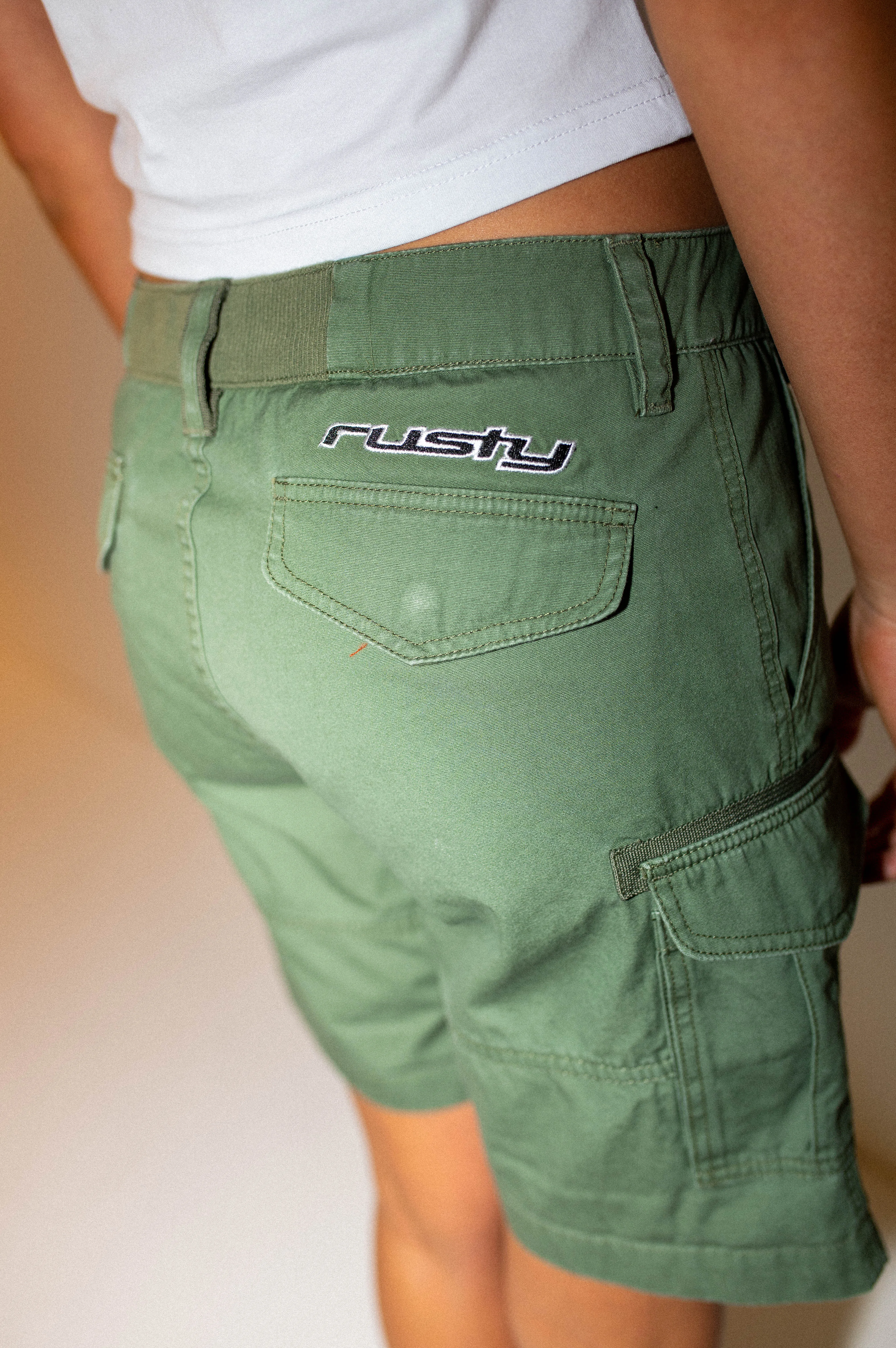Cadet Low Rise Canvas Short sold by Rusty product image thumbnail 5