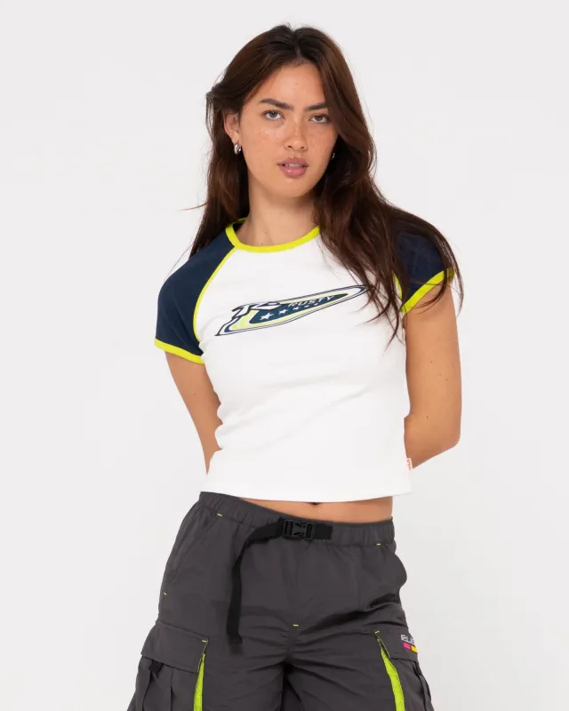 Nova Raglan Skimmer Tee made by Rusty