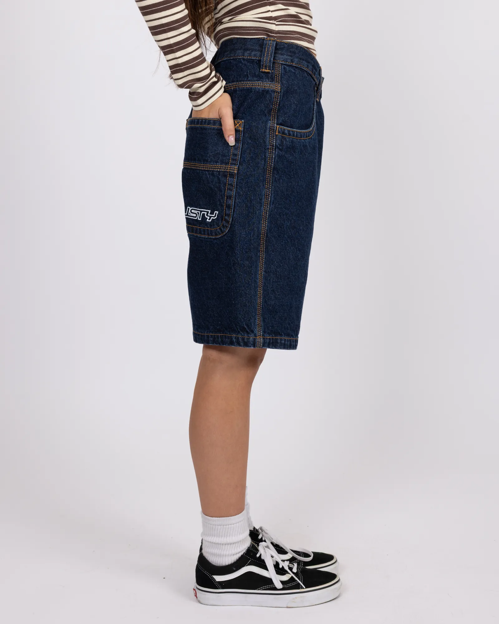 Flip Mommy Low Rise Denim Jort sold by Rusty product image thumbnail 3