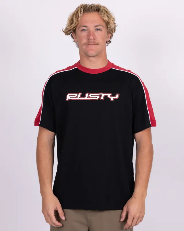 Straight Shooter Ss Tee sold by Rusty