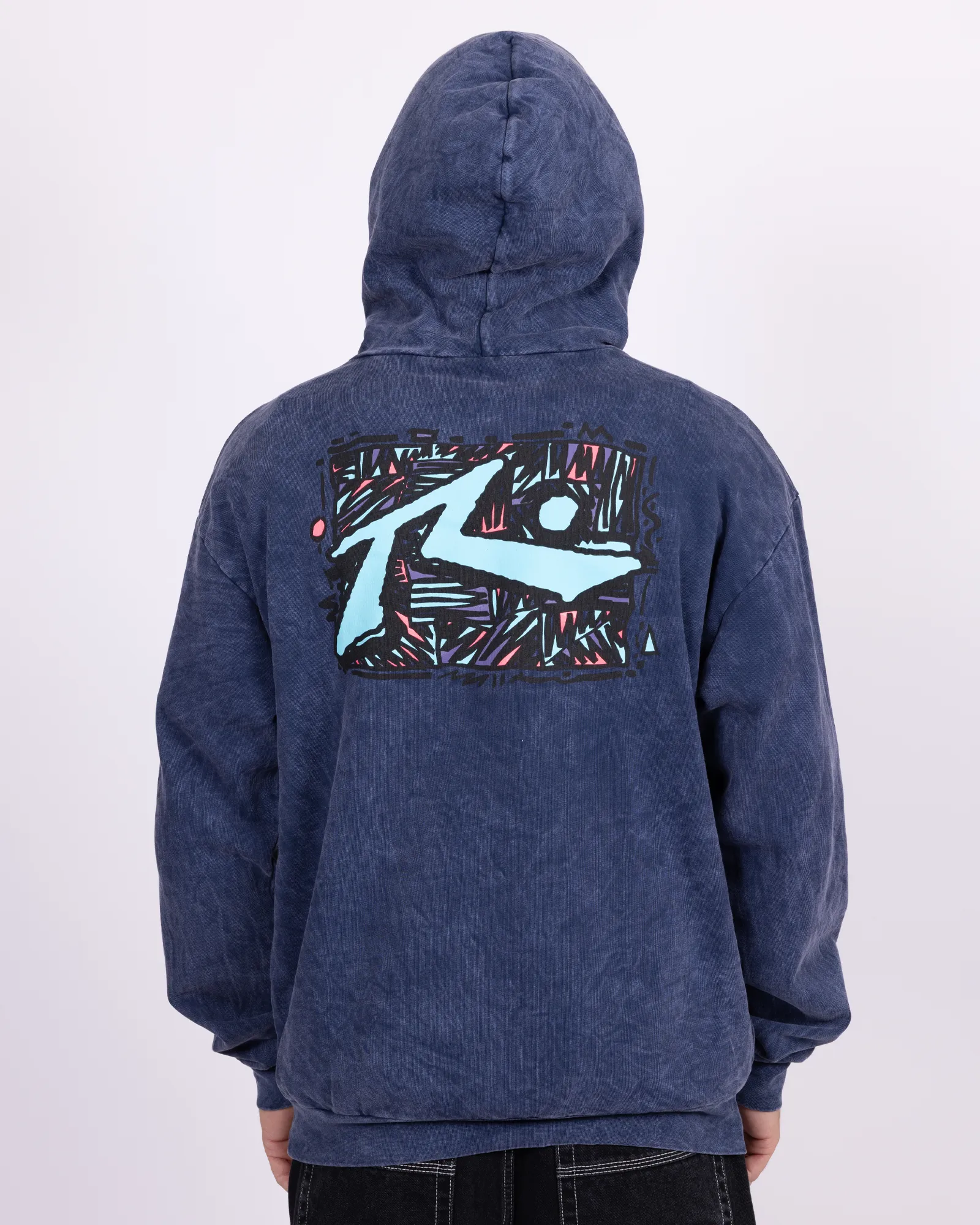 Zig Zag Hooded Pull Over sold by Rusty product image thumbnail 3
