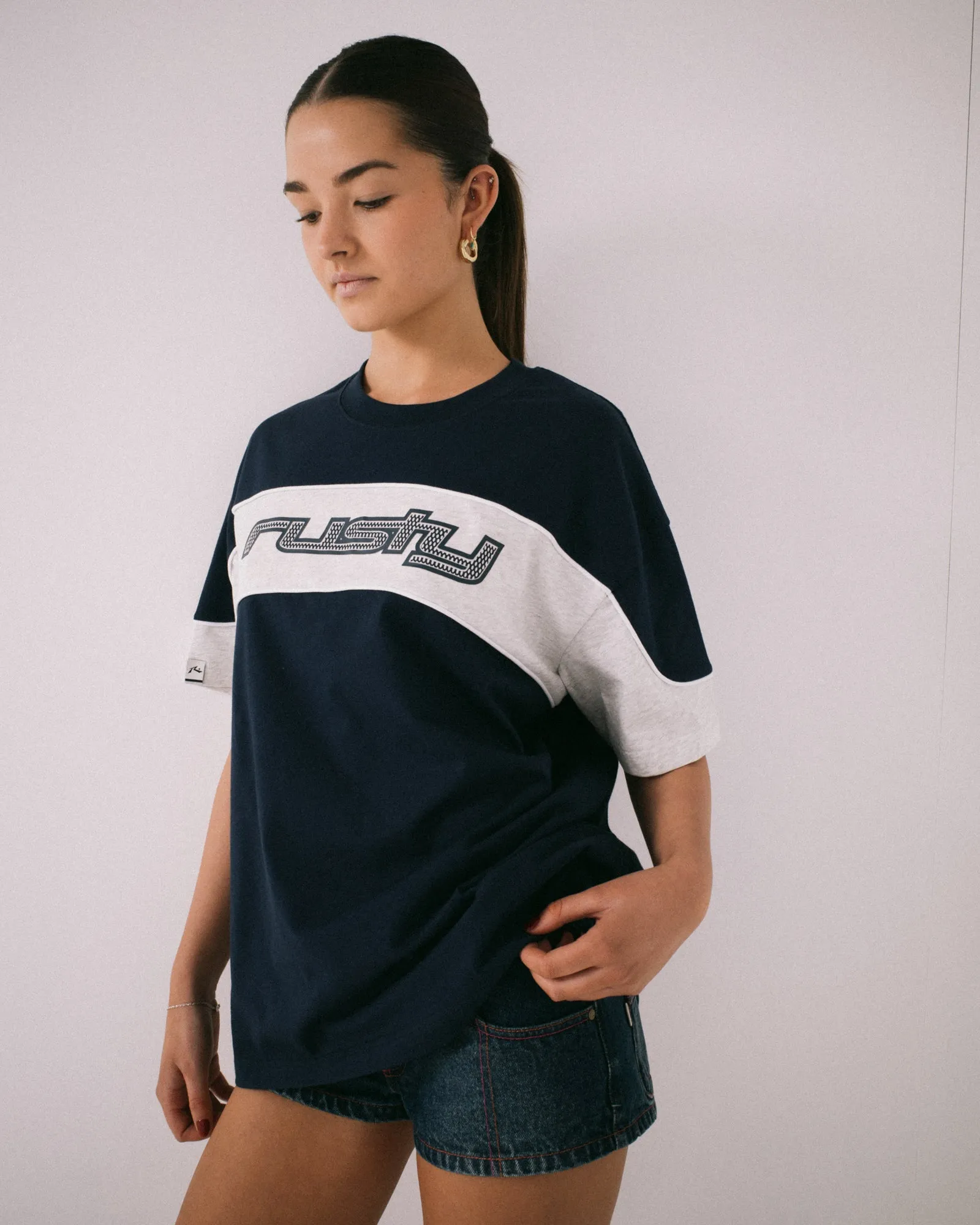 Kinetic Oversize Tee sold by Rusty product image thumbnail 4