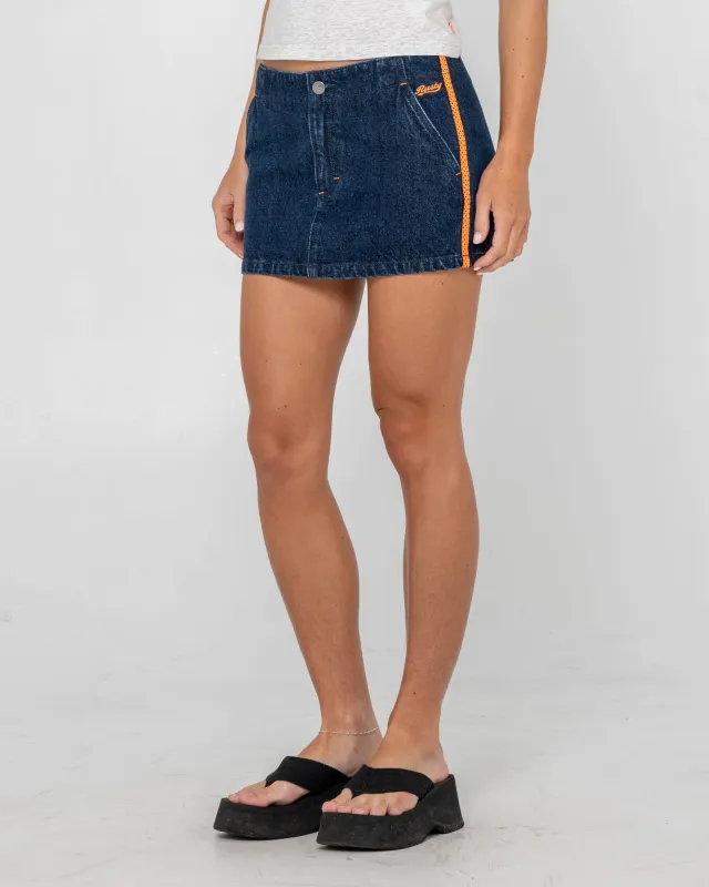 Webber Denim Low Rise Micro Mini Skirt sold by Rusty