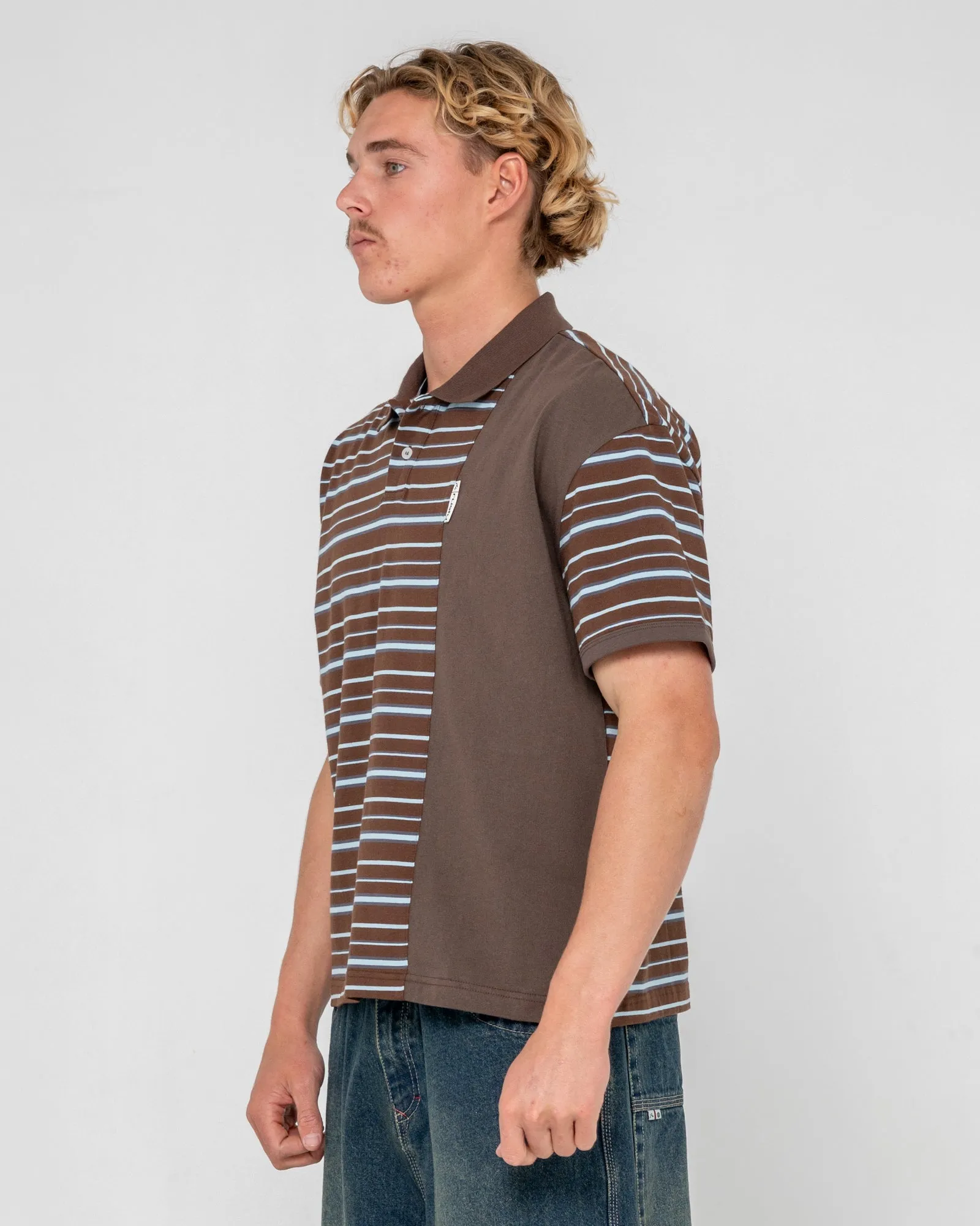 Pop Off Short Sleeve Polo sold by Rusty product image thumbnail 3