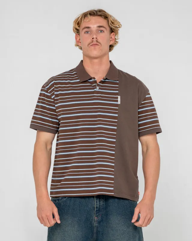Pop Off Short Sleeve Polo made by Rusty