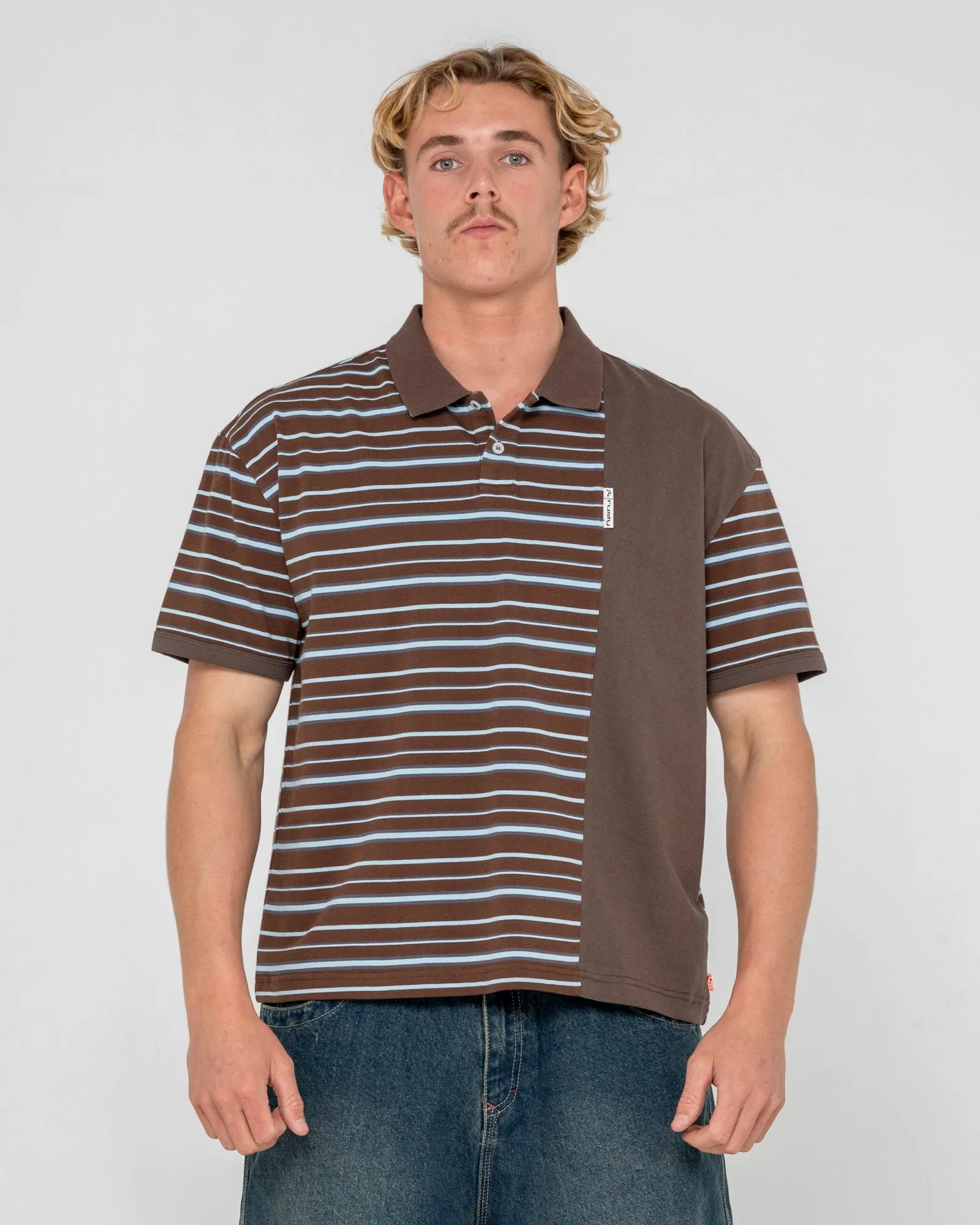 Pop Off Short Sleeve Polo sold by Rusty