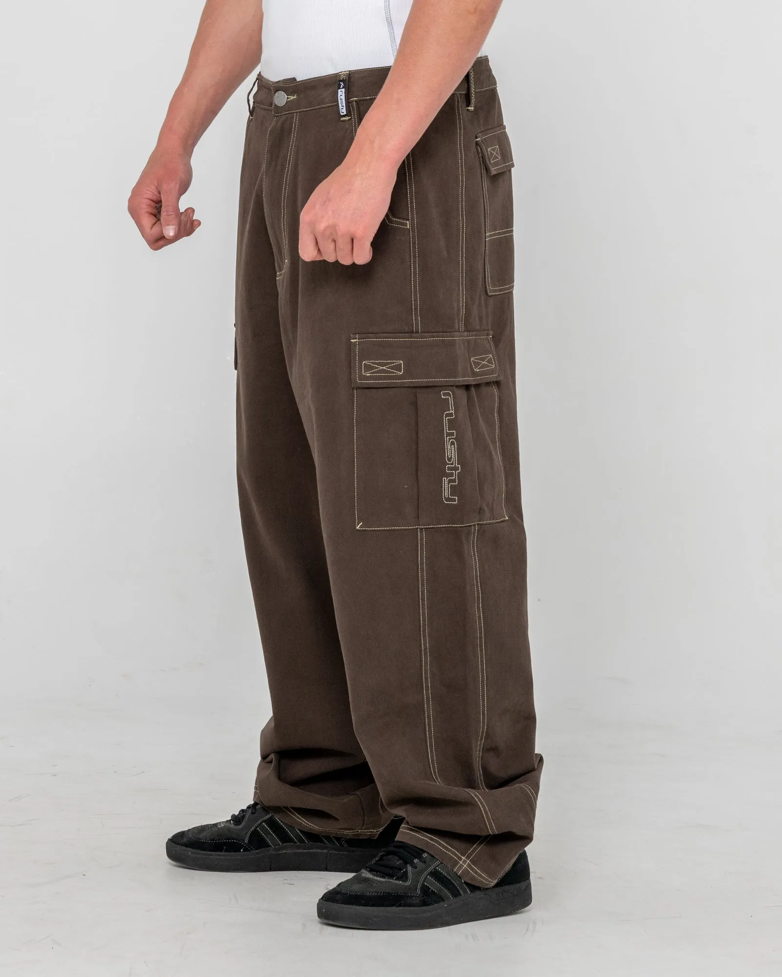 Grizzly Baggy Cargo Pant sold by Rusty product image thumbnail 3