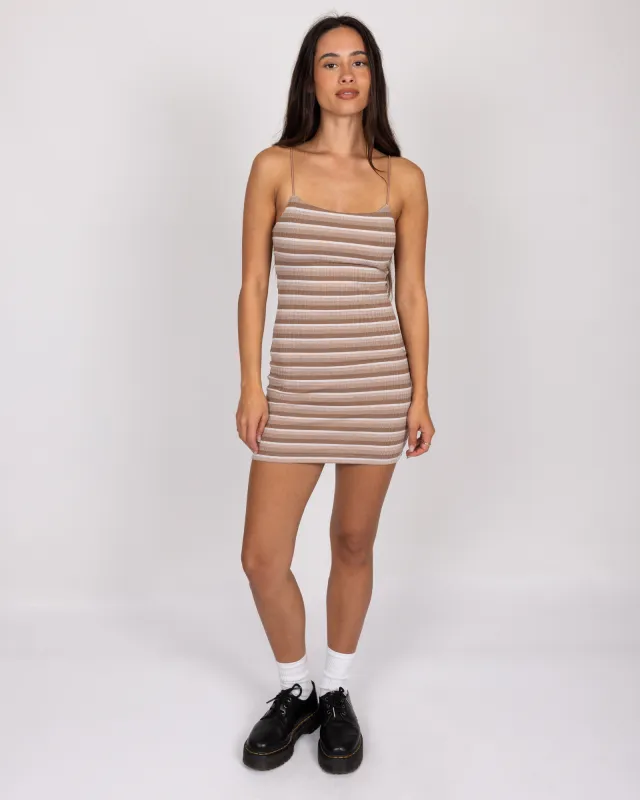 Rib Tail Slide Mini Dress sold by Rusty