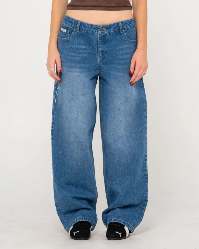 He Ghosted Bethany Baggy Low Rise Jean sold by Rusty
