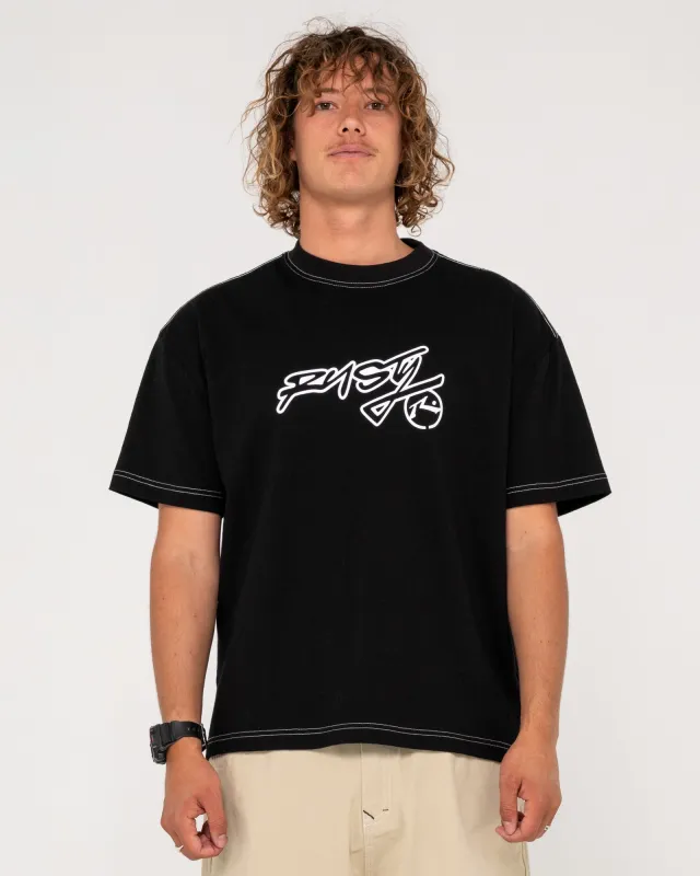 Graf-R Short Sleeve Tee made by Rusty