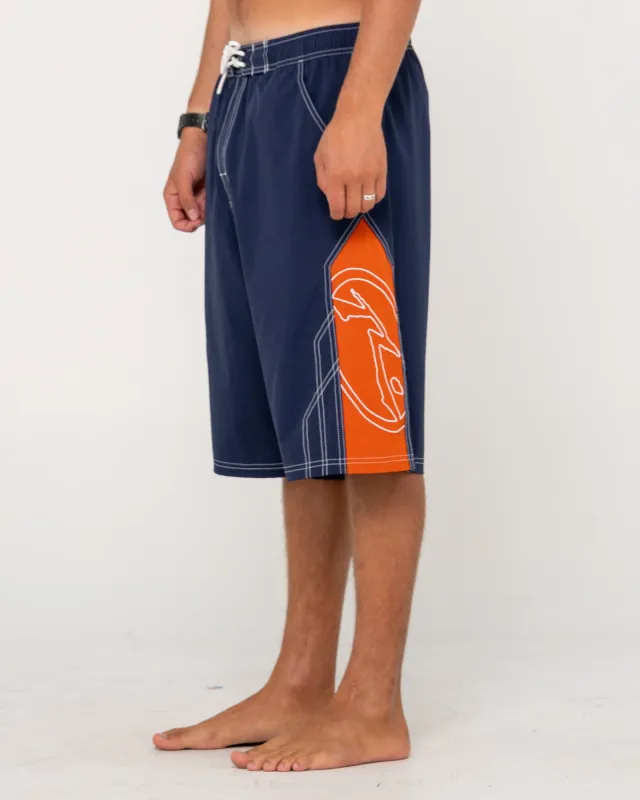 Tombstones 2.0 Hybrid Waist Boardshort sold by Rusty