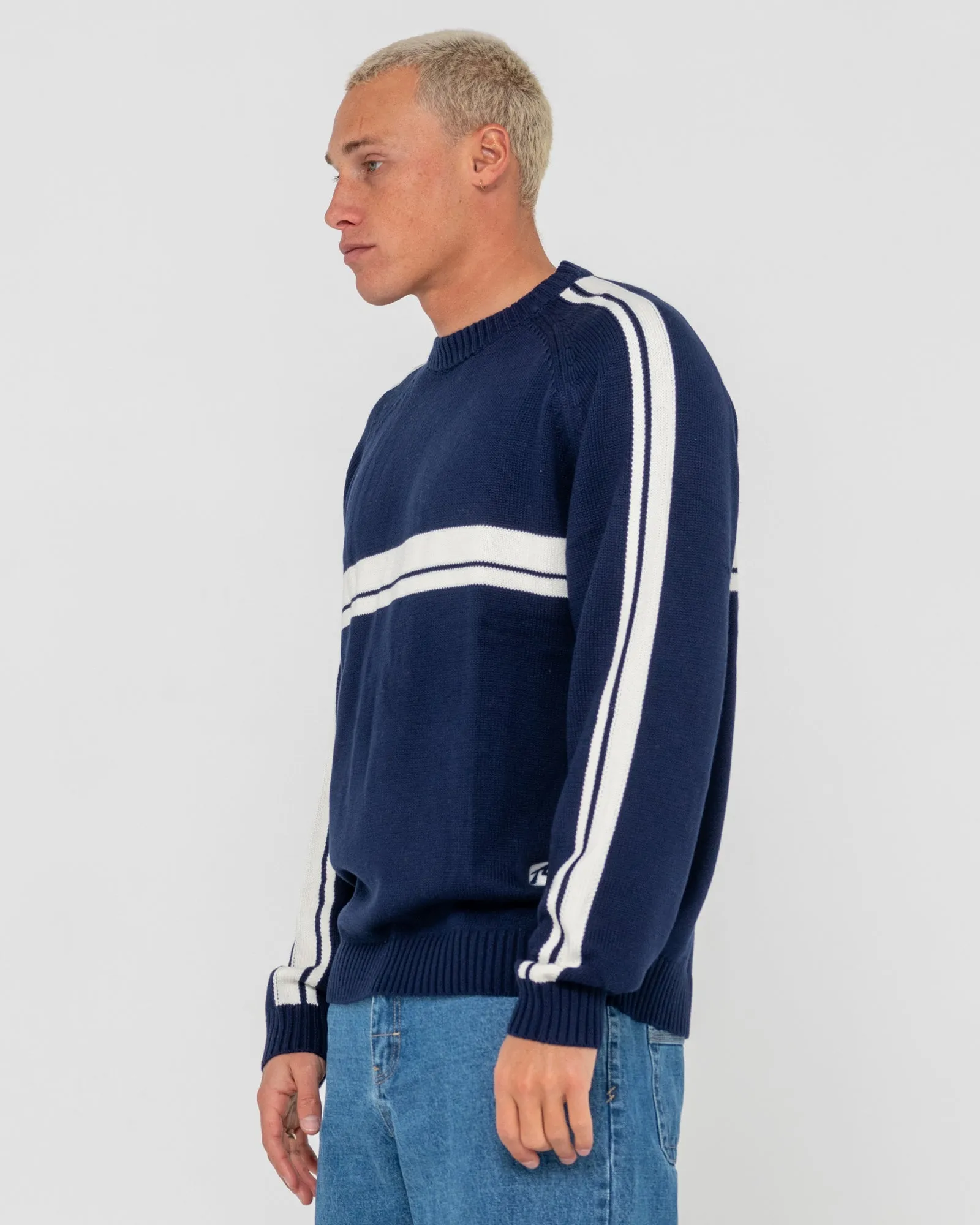 White Lines 2.0 Knitted Crew sold by Rusty product image thumbnail 4