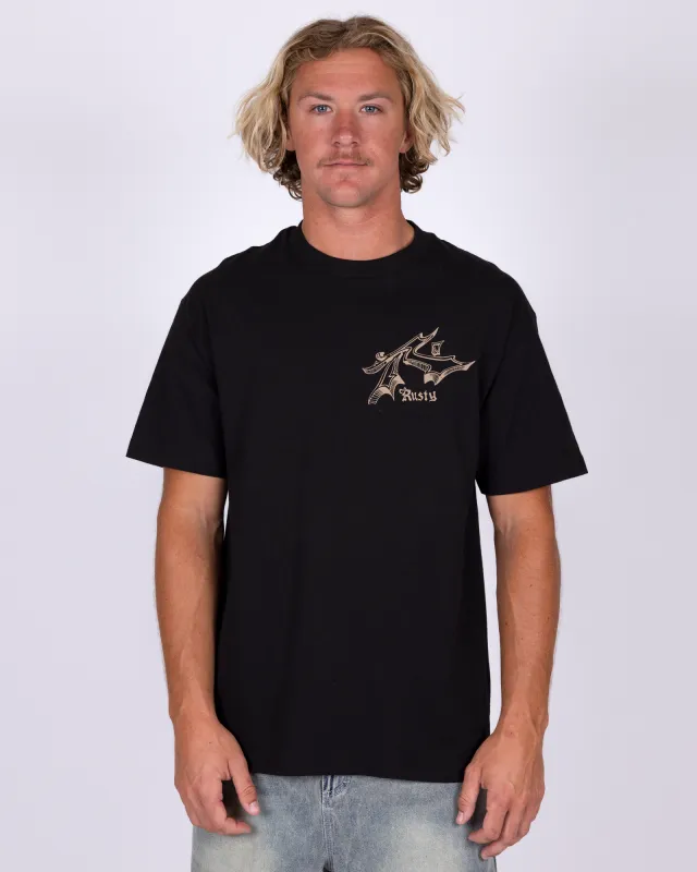 Gothic Banner Short Sleeve Tee made by Rusty